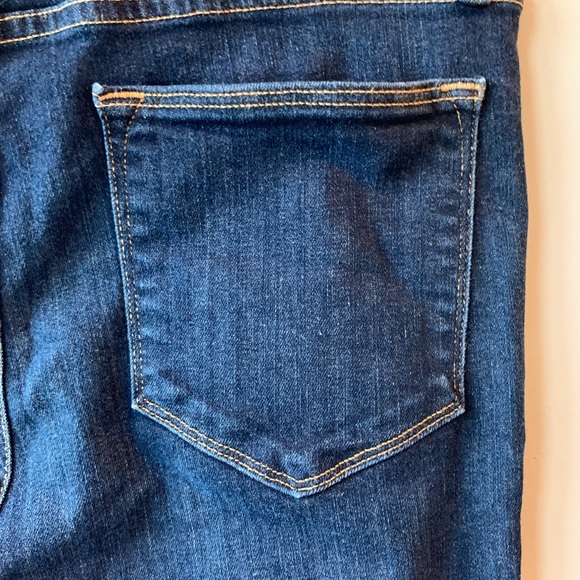 Frame Denim Le High Skinny Crop Stretch High Rise Jeans In Dame Dark Wash 31 - Picture 4 of 7